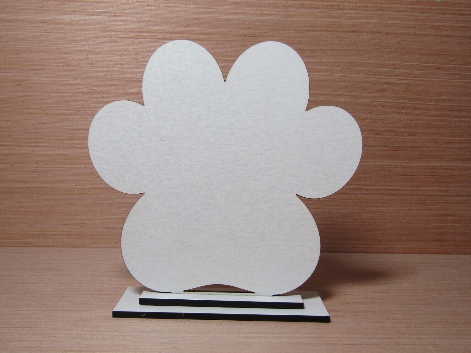 Dry Erase Blanks - Mini Paw Print Display &amp; Stand