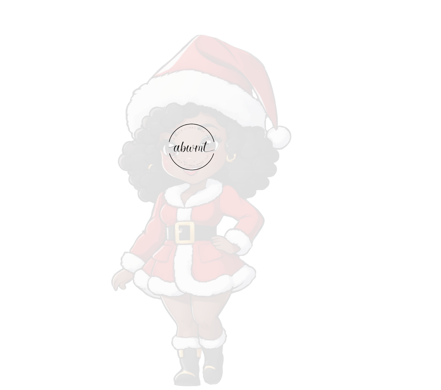 Earring Sublimation Blanks - Mrs. Claus 3