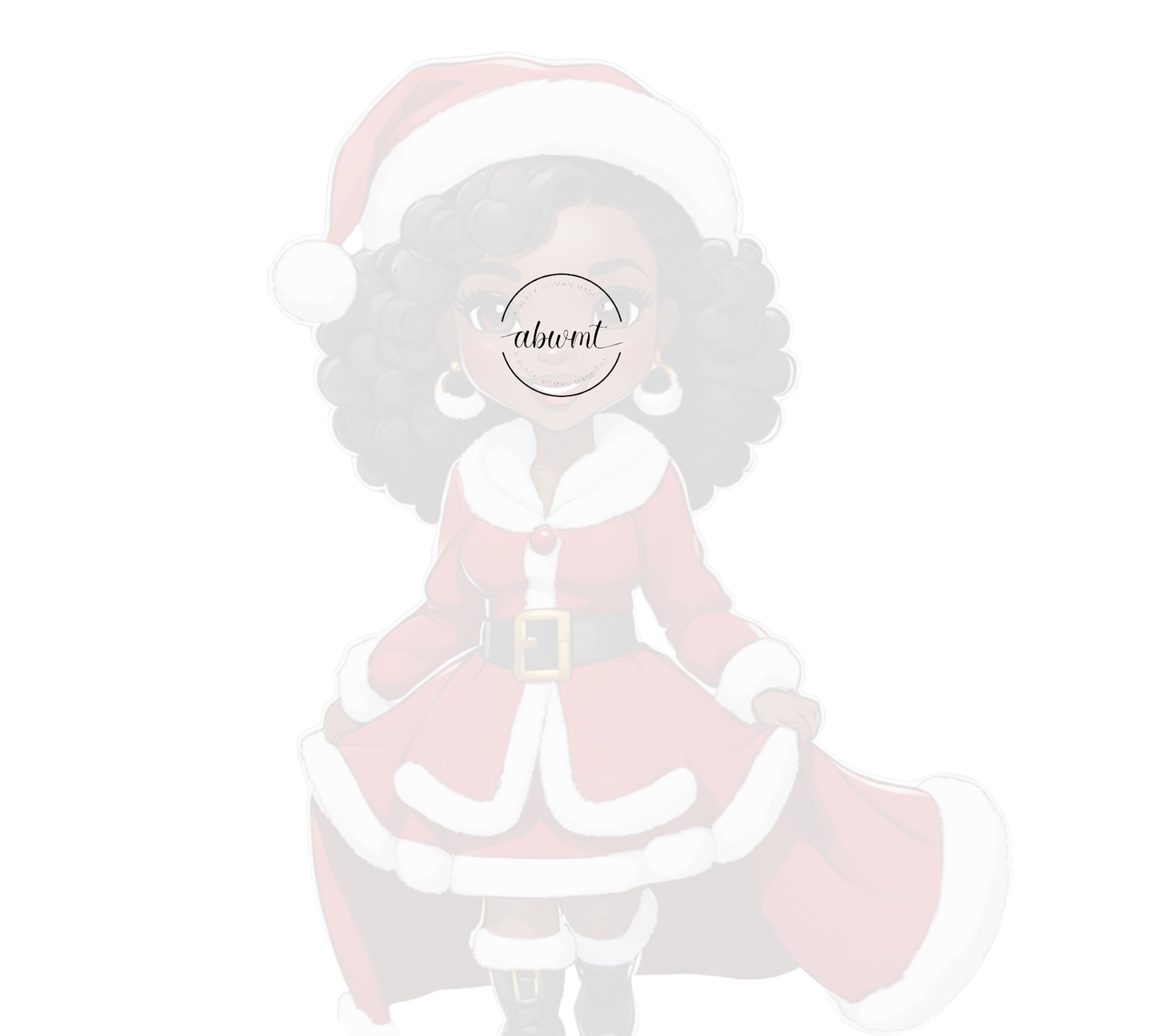 Earring Sublimation Blanks - Mrs. Claus 4