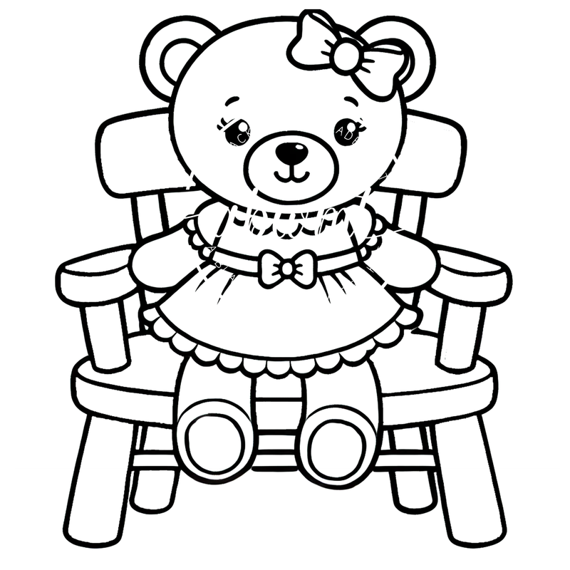 Coloring Pages - Honey Bears 1