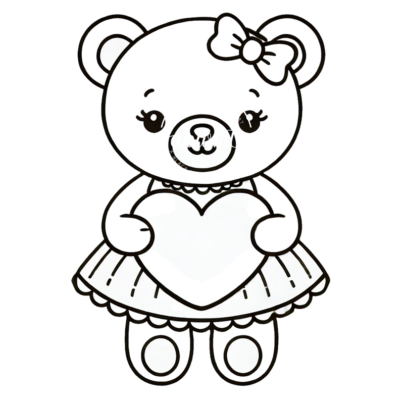 Coloring Pages -Bear 2