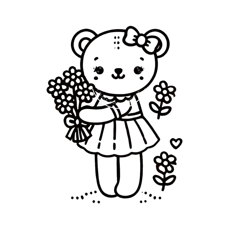 Coloring Pages -Bear 3