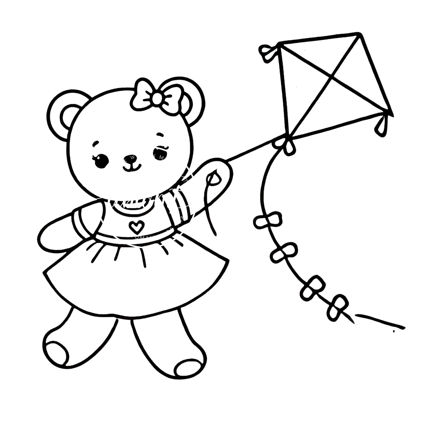Coloring Pages -Bear 9