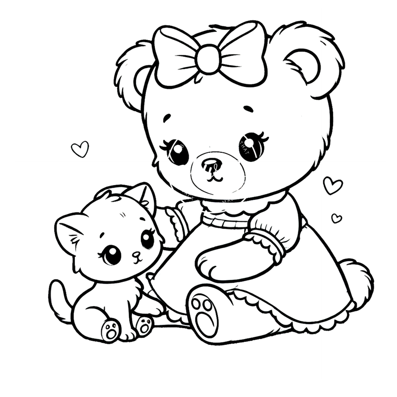 Coloring Pages -Bear 15