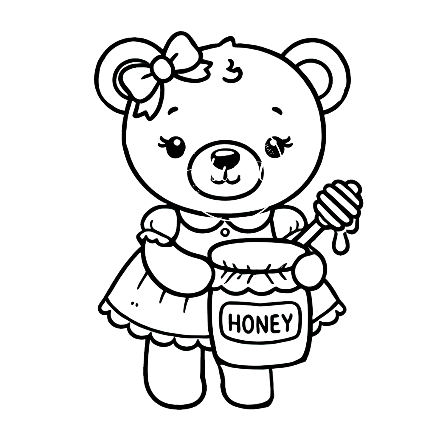 Coloring Pages -Bear 8