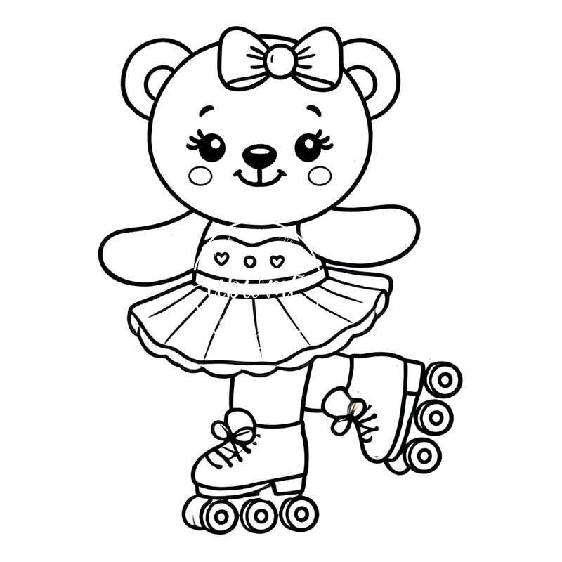 Coloring Pages -Bear 10