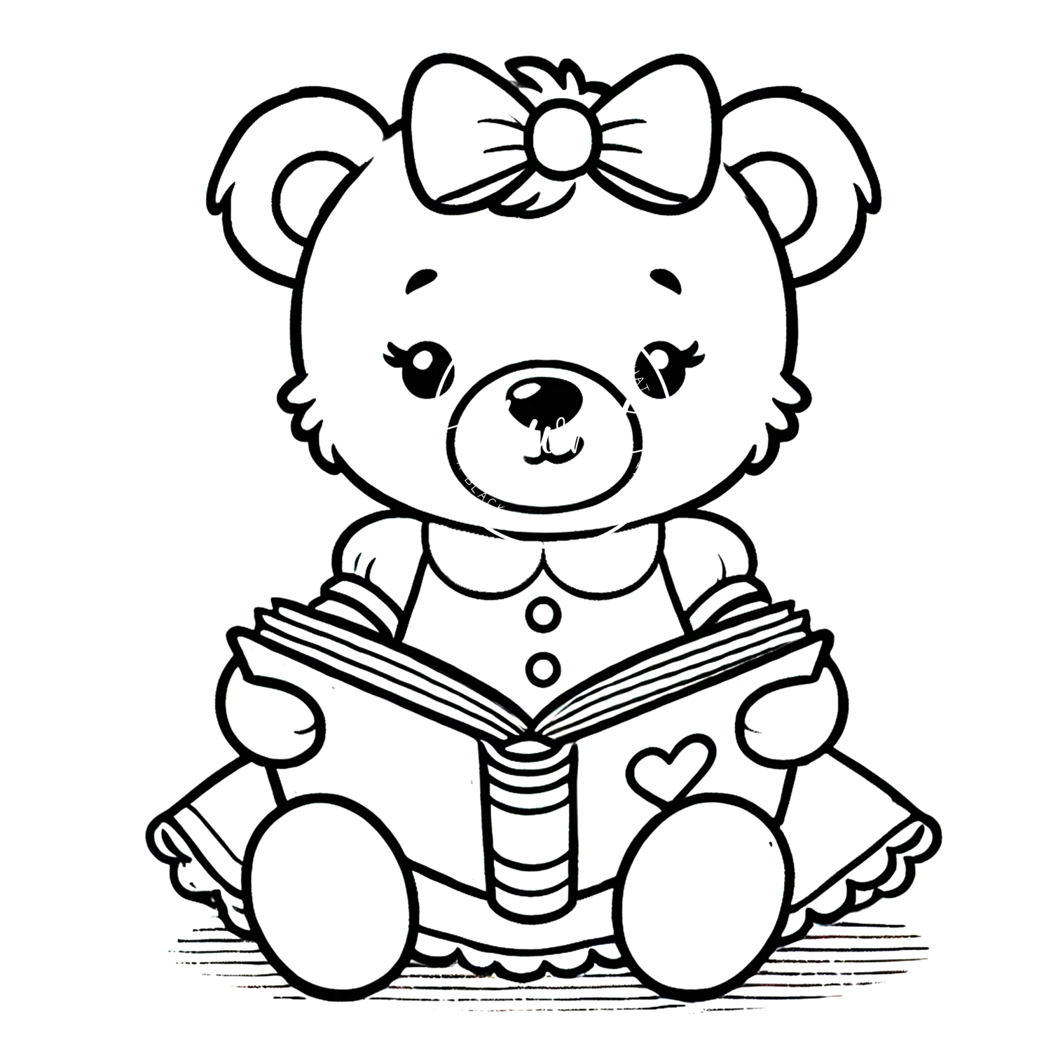 Coloring Pages -Bear 14