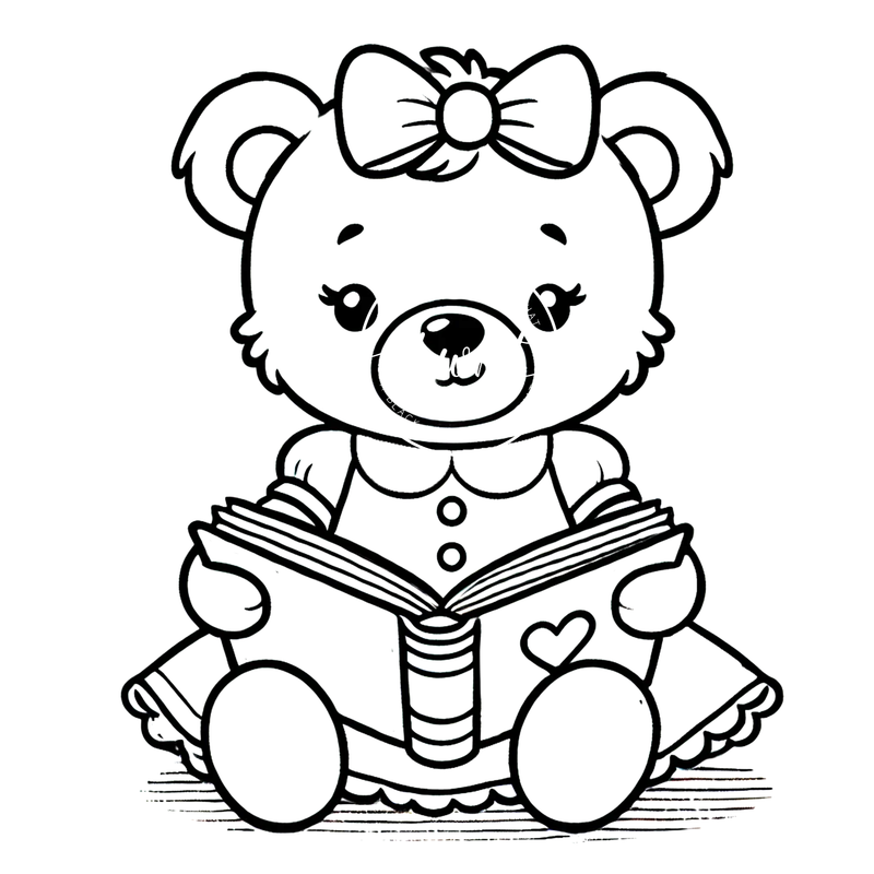 Coloring Pages -Bear 14