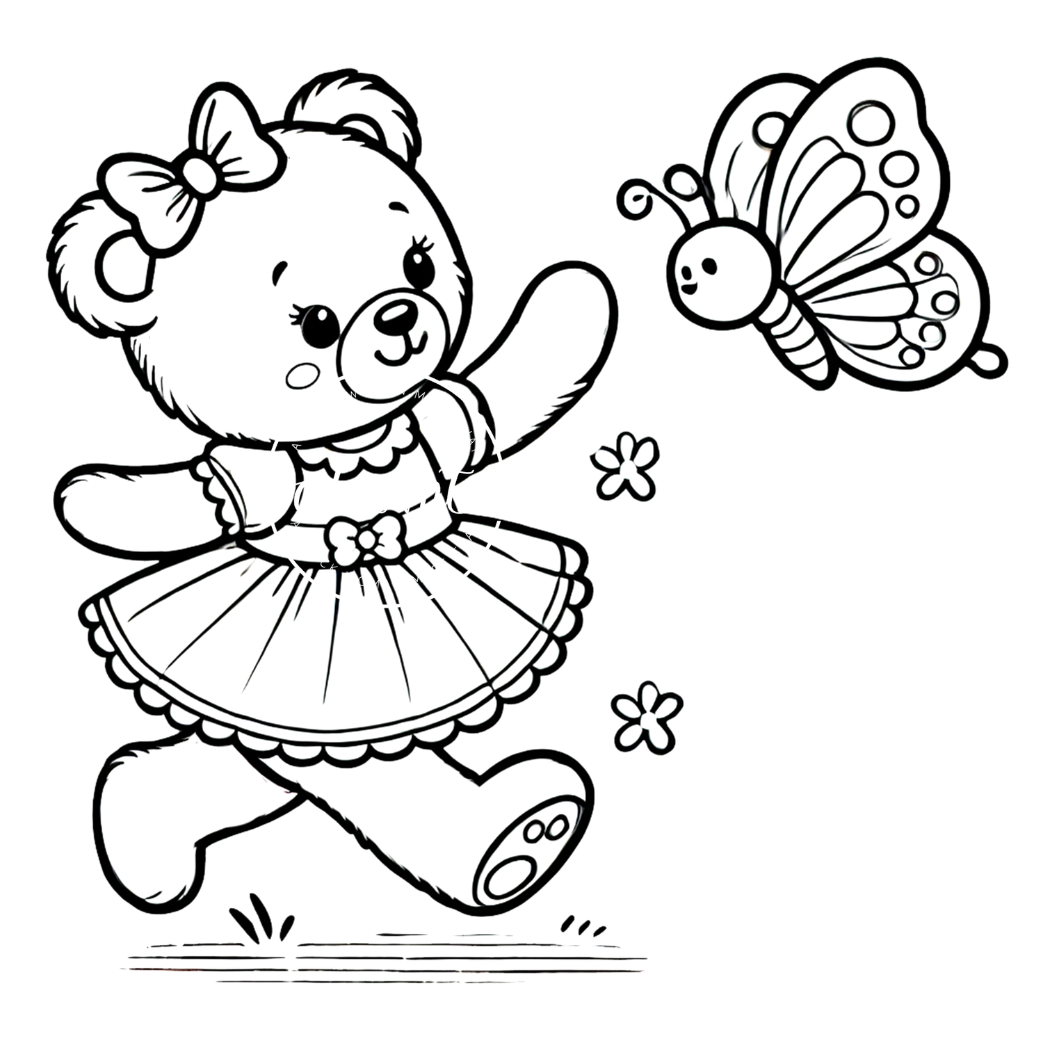 Coloring Pages -Bear 7