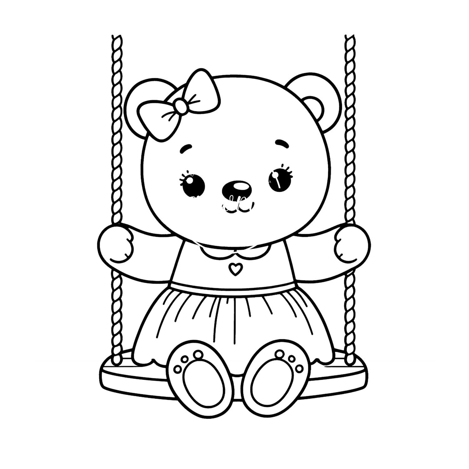 Coloring Pages -Bear 11