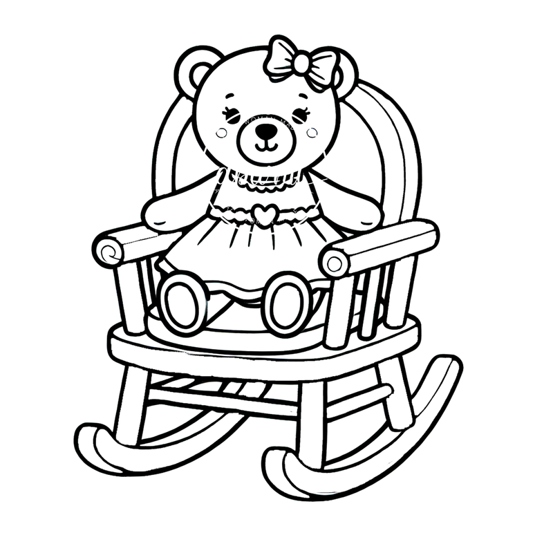 Coloring Pages -Bear 12