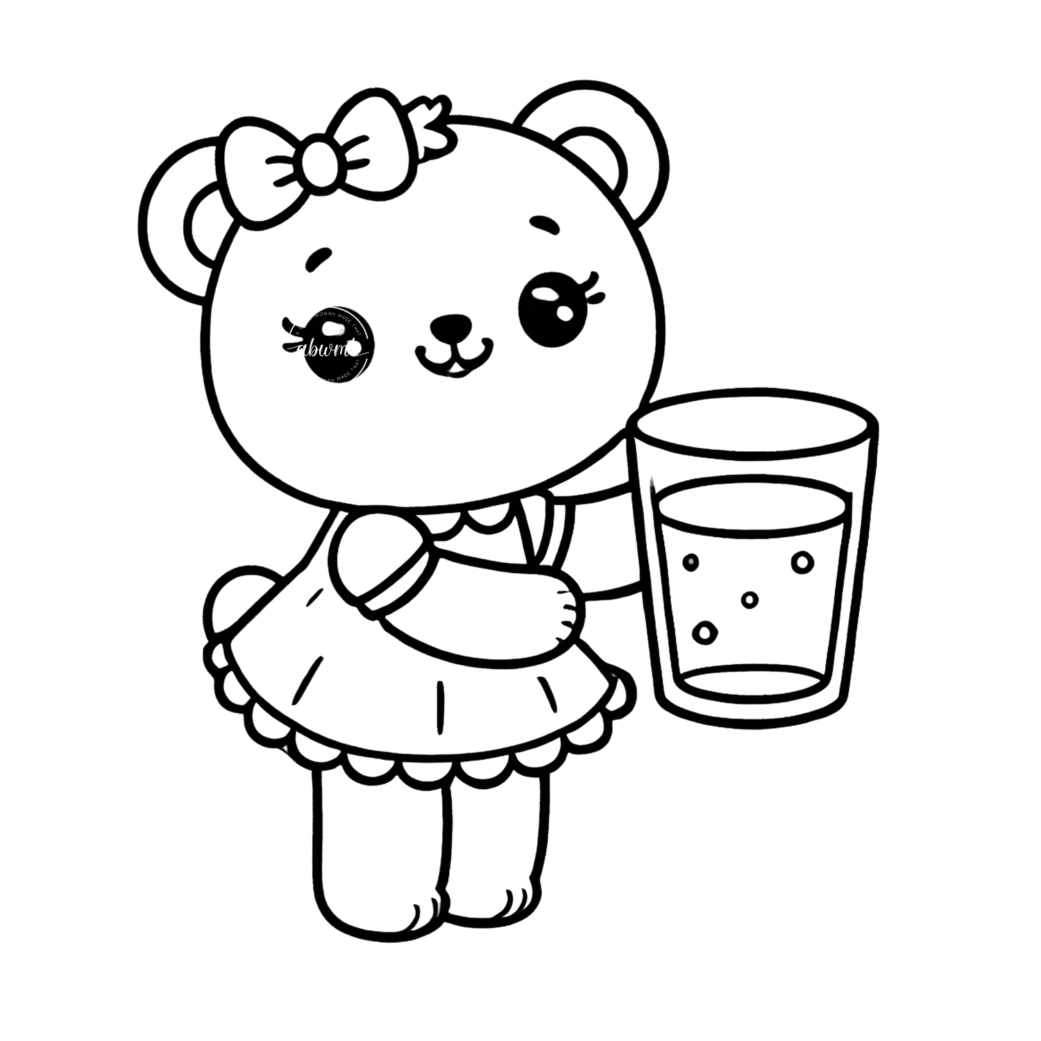 Coloring Pages -Bear 17