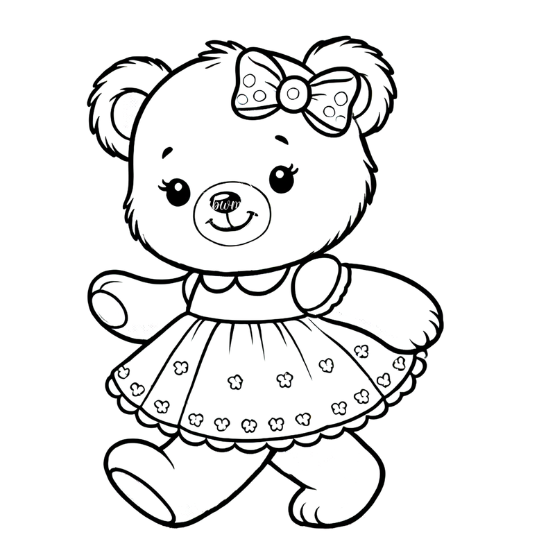 Coloring Pages -Bear 20