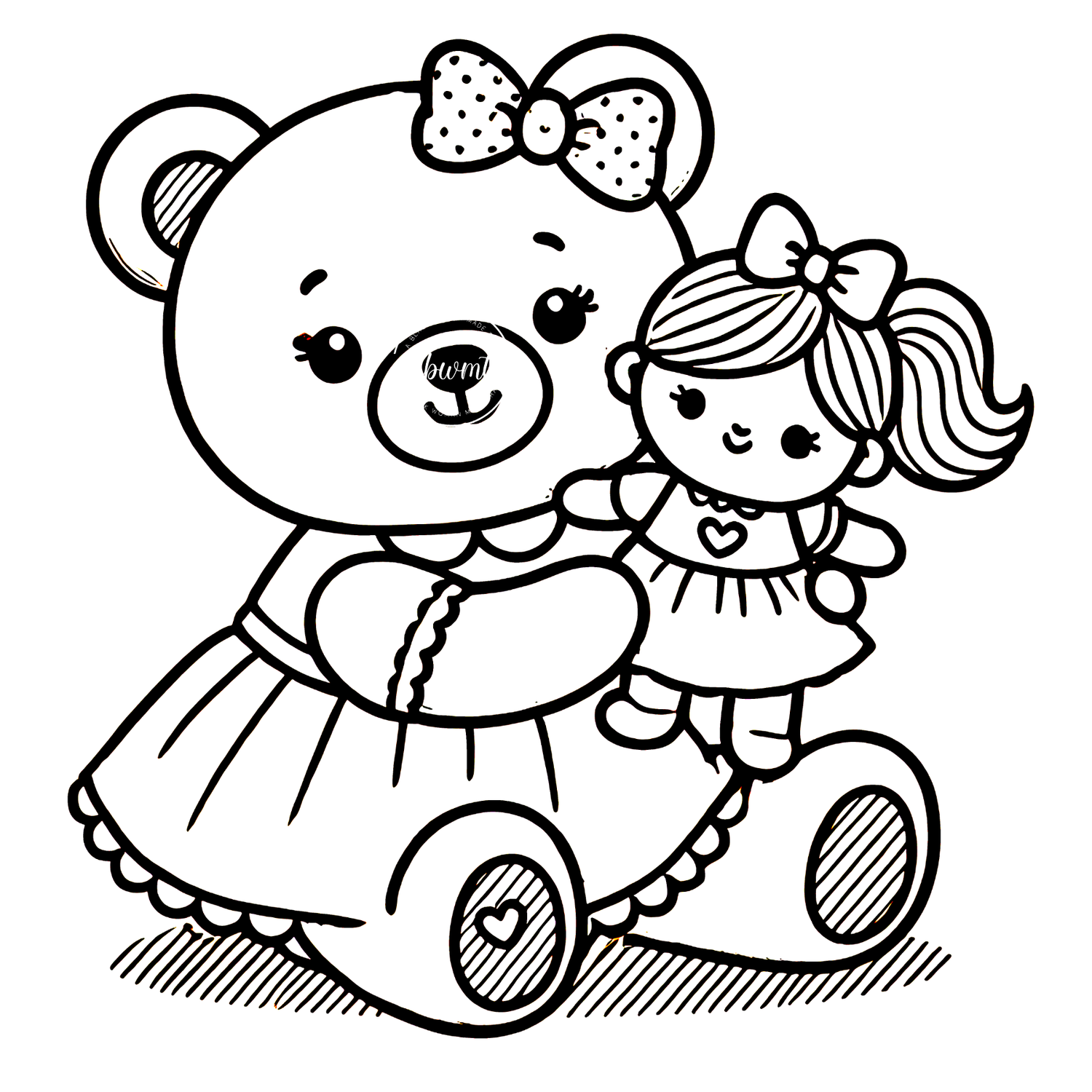 Coloring Pages -Bear 19