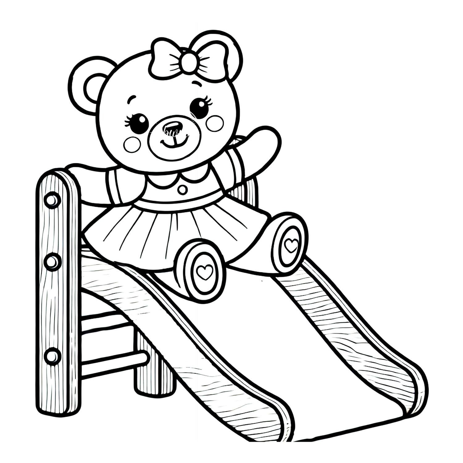 Coloring Pages -Bear 22
