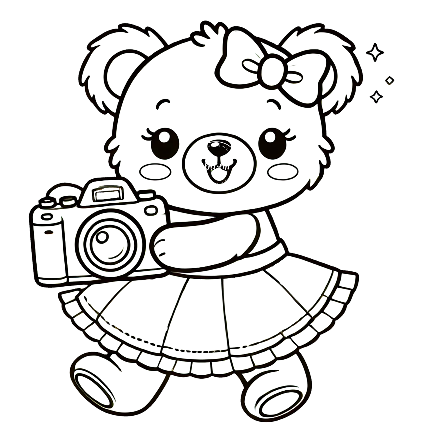 Coloring Pages -Bear 27