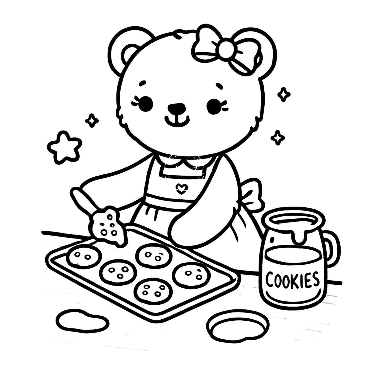 Coloring Pages -Bear 23