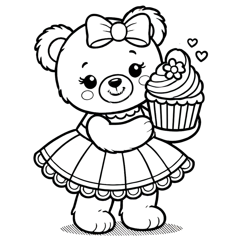 Coloring Pages -Bear 26