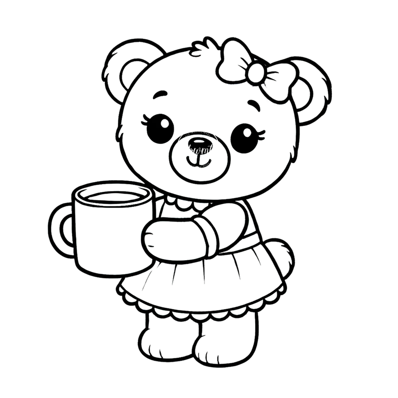 Coloring Pages -Bear 28