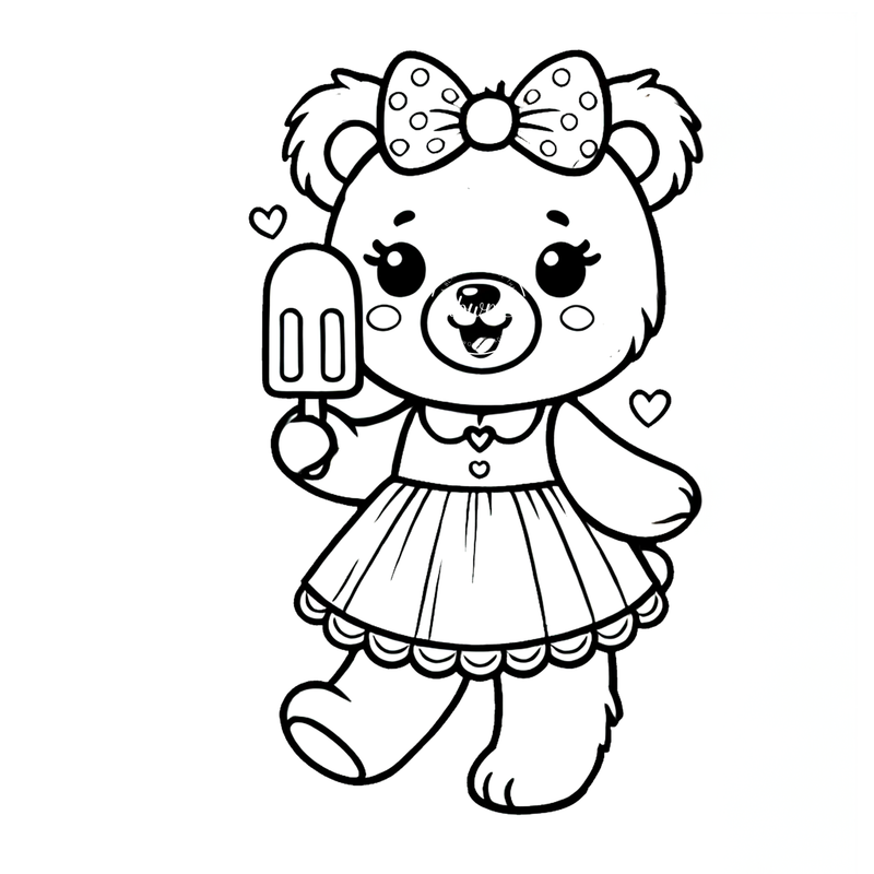 Coloring Pages -Bear 31