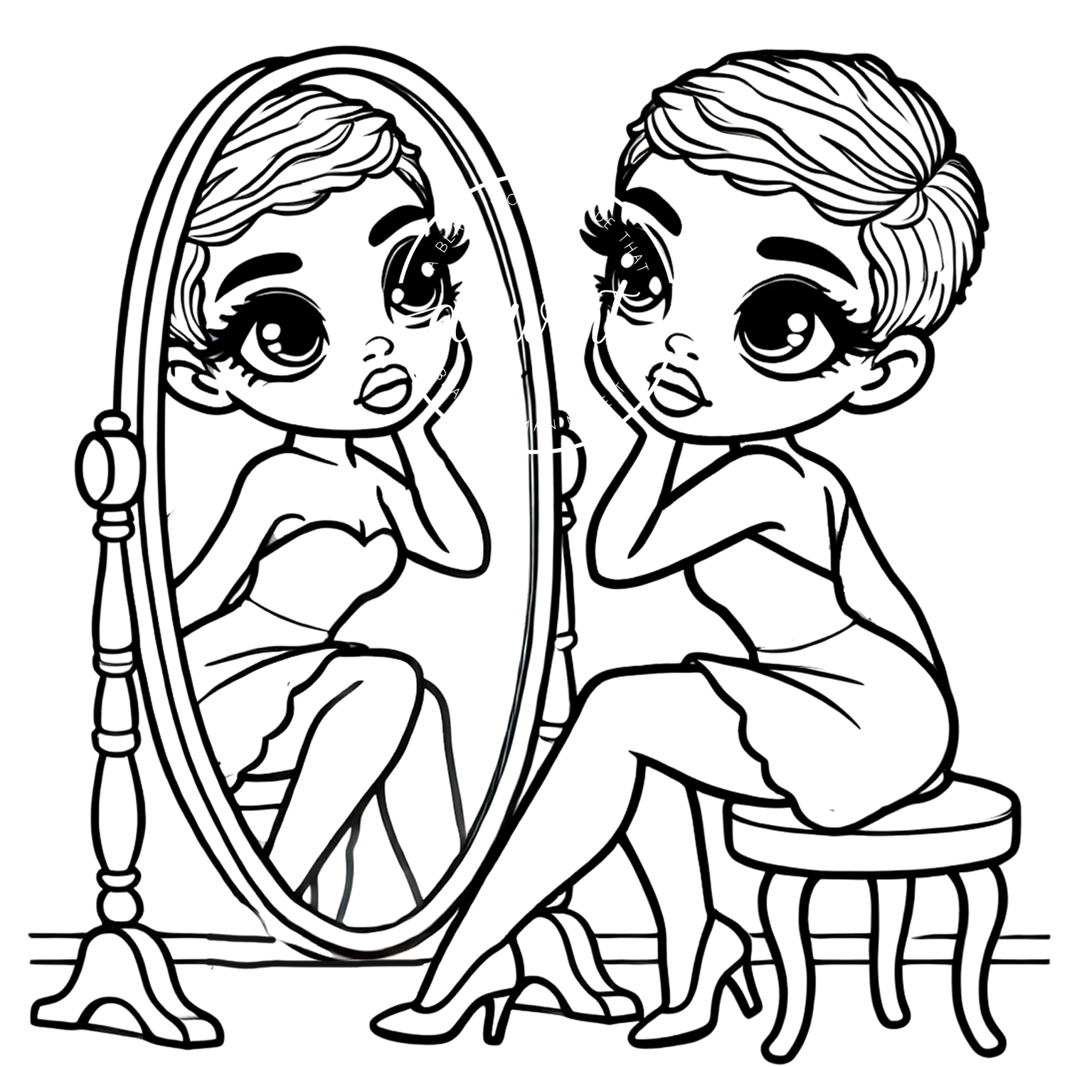 Coloring Pages -Woman 60