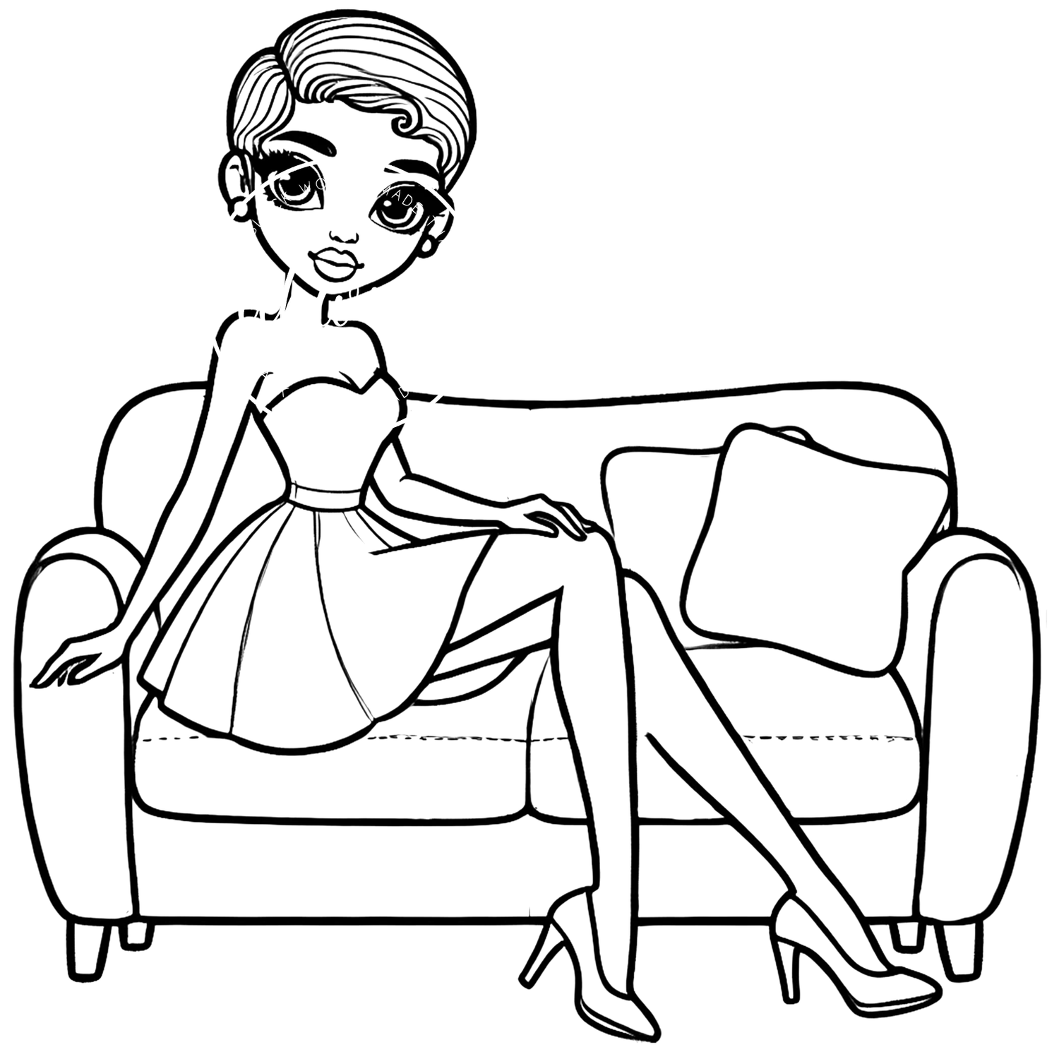 Coloring Pages -Woman 61
