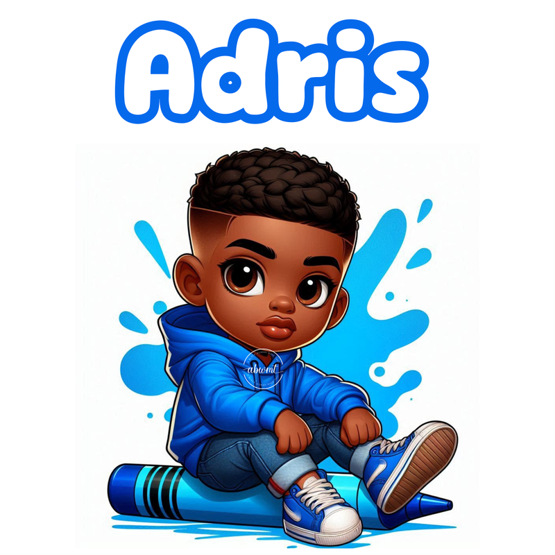 Chibi Name Poster - Adris
