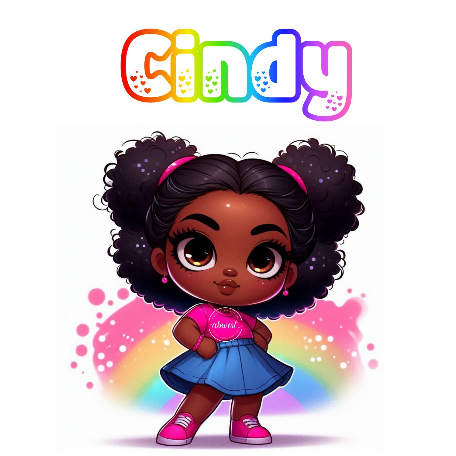 Chibi Name Poster - Cindy