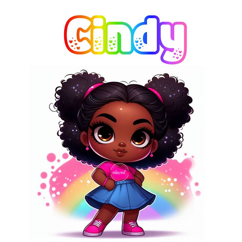 Chibi Name Poster - Cindy