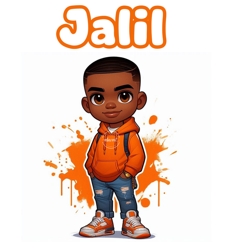 Chibi Name Poster - Jalil