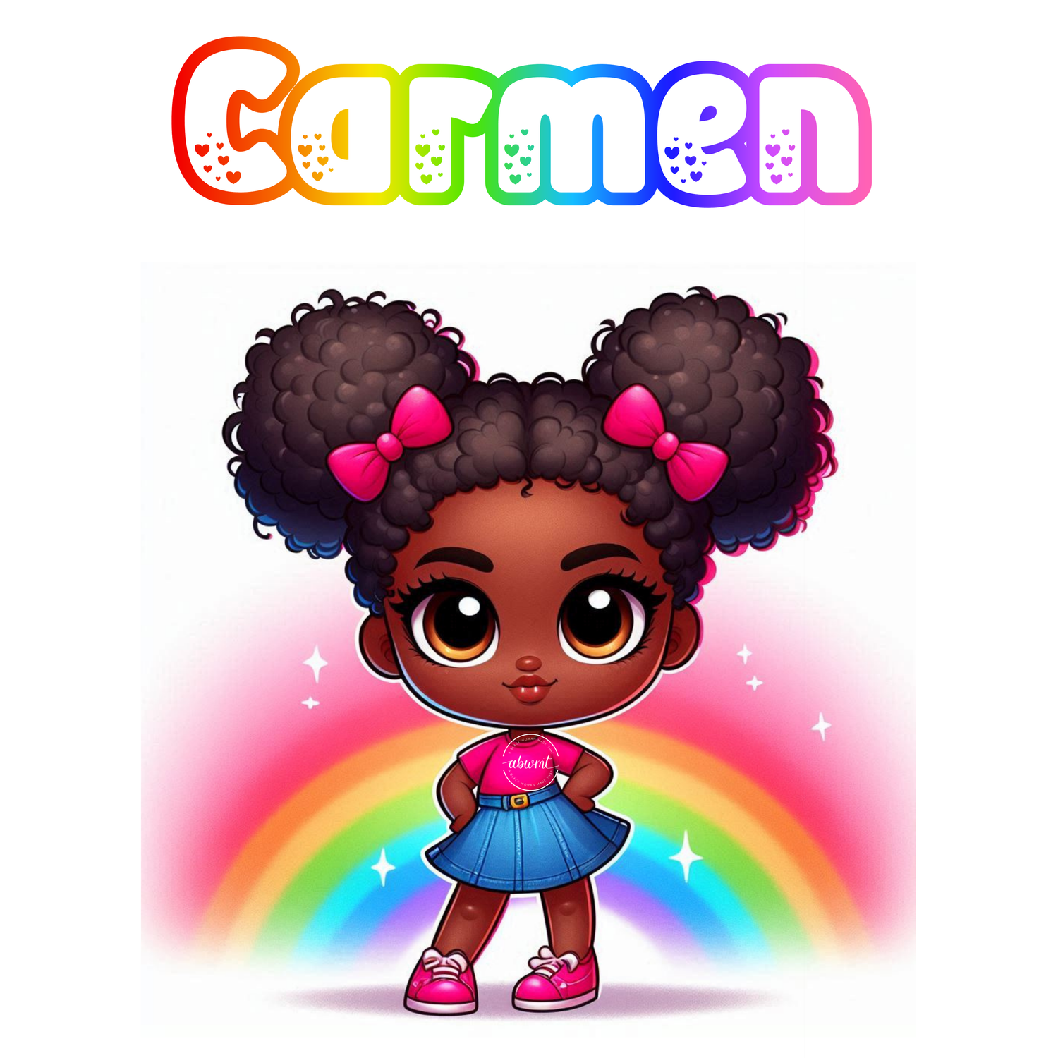 Chibi Name Poster - Carmen