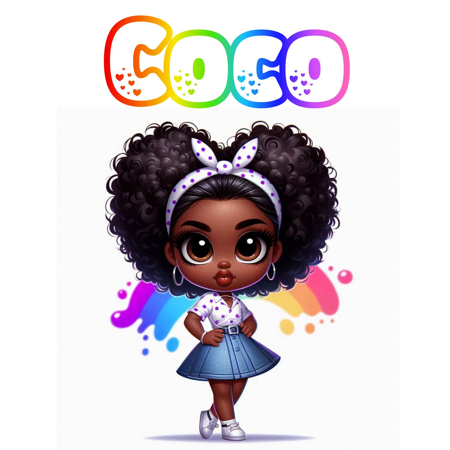 Chibi Name Poster - Coco