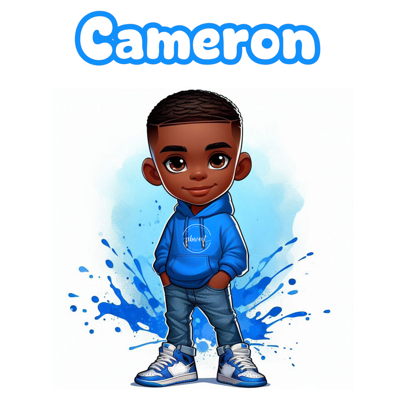 Chibi Name Poster - Cameron