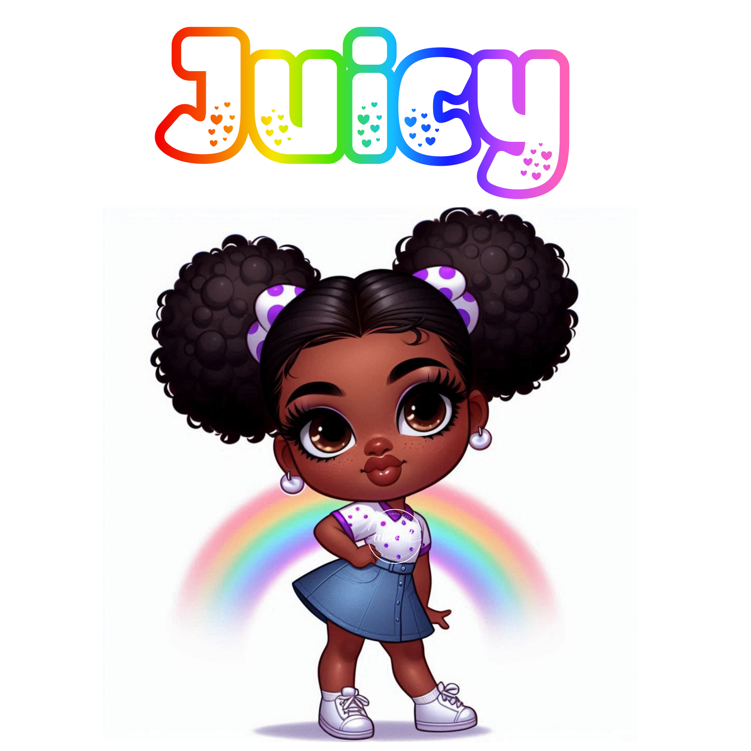 Chibi Name Poster - Juicy