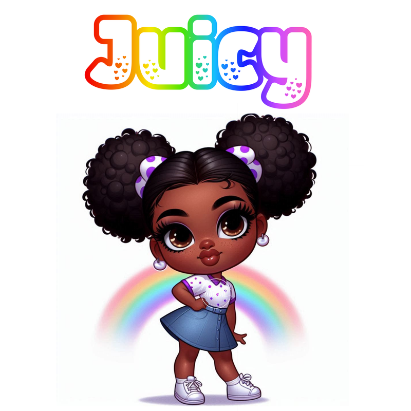 Chibi Name Poster - Juicy
