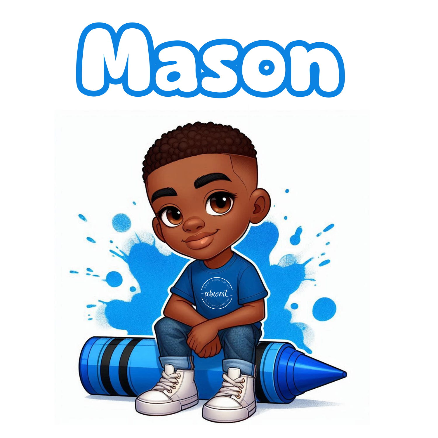 Chibi Name Poster - Mason