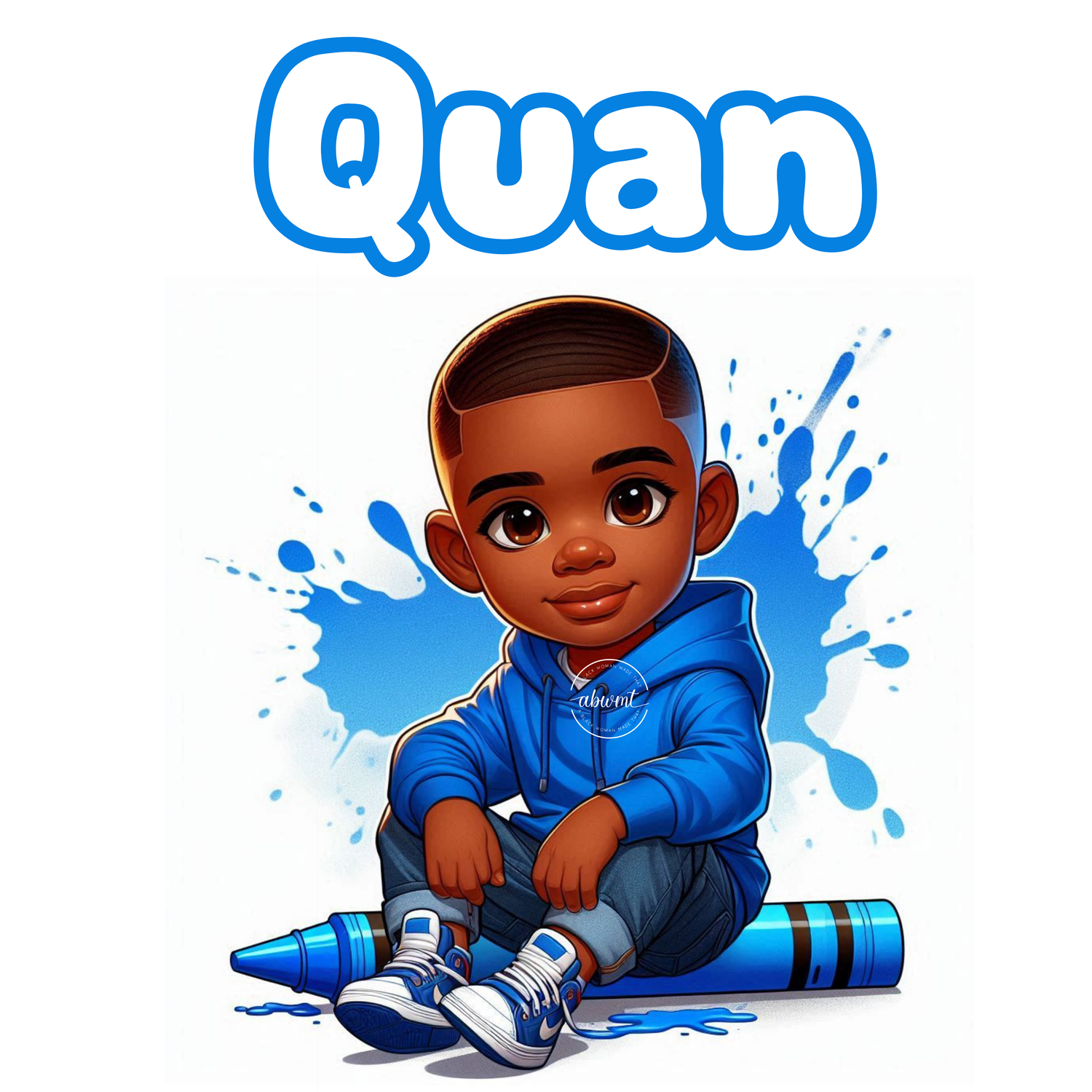 Chibi Name Poster - Quan