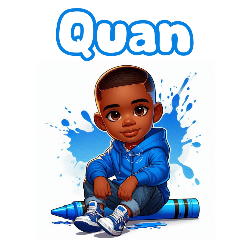 Chibi Name Poster - Quan