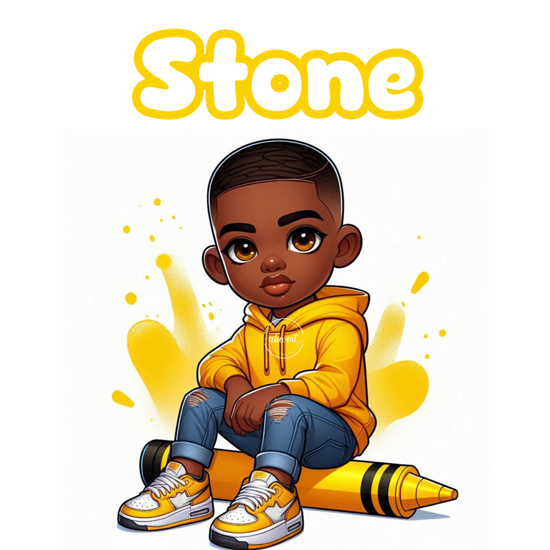 Chibi Name Poster - Stone