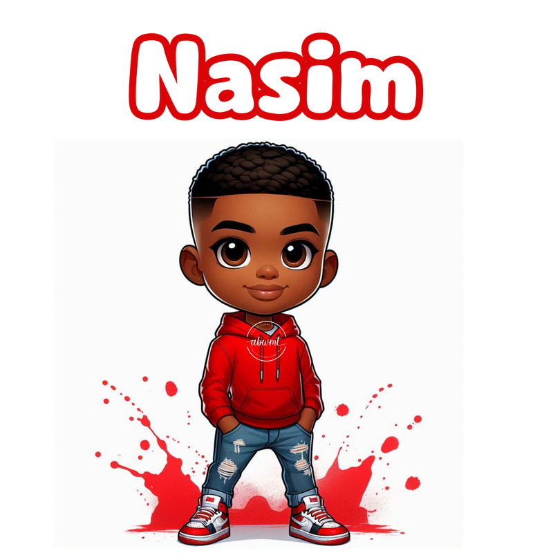 Chibi Name Poster - Nasim