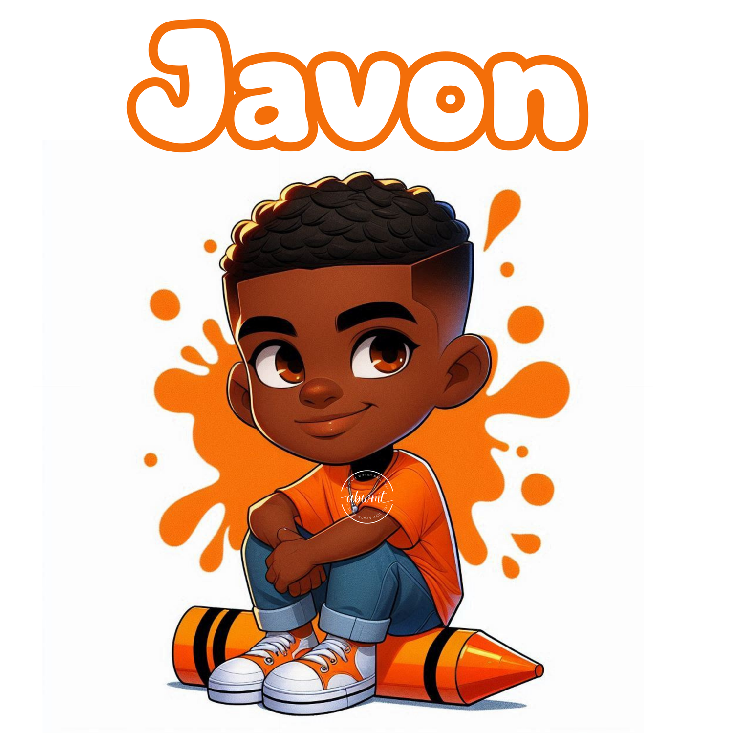 Chibi Name Poster - Javon