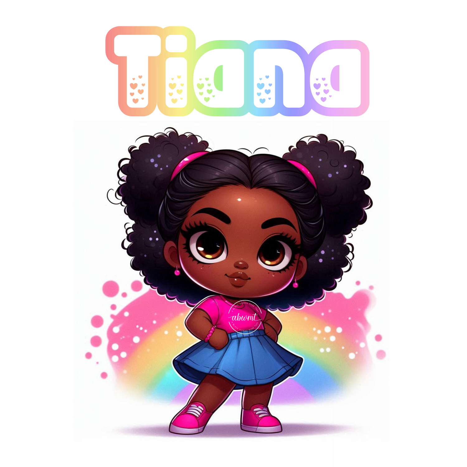 Chibi Name Poster - Tiana