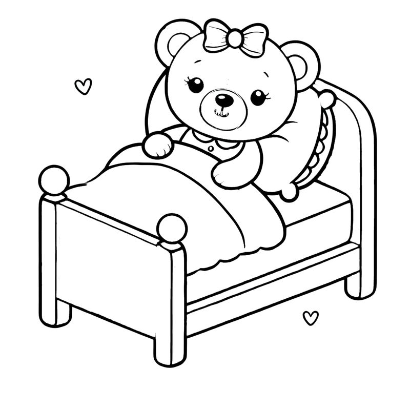 Coloring Poster A - Bear 6