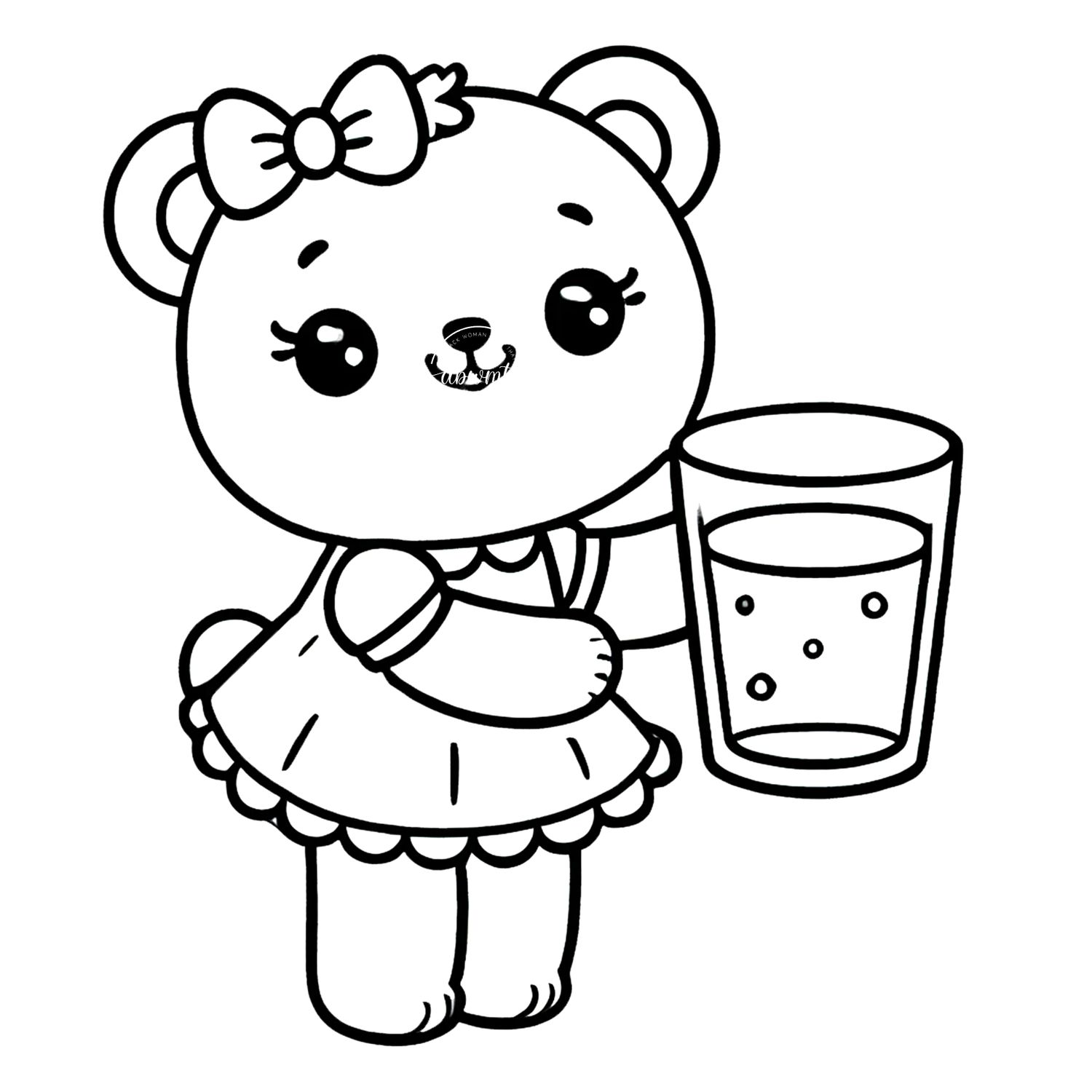 Coloring Poster A - Bear 17