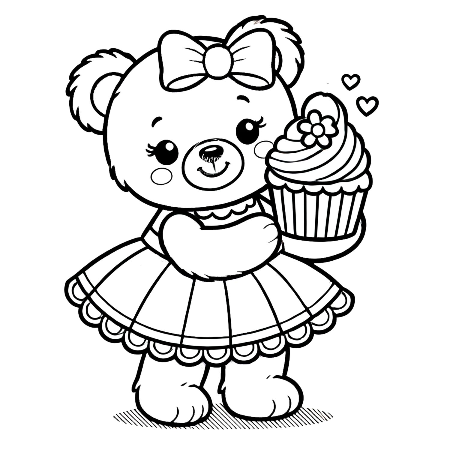 Coloring Poster A - Bear 26
