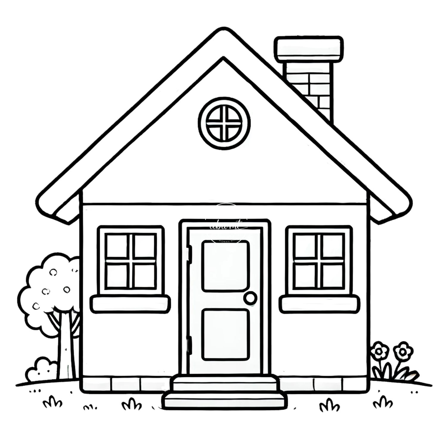 Coloring Poster A - House 1