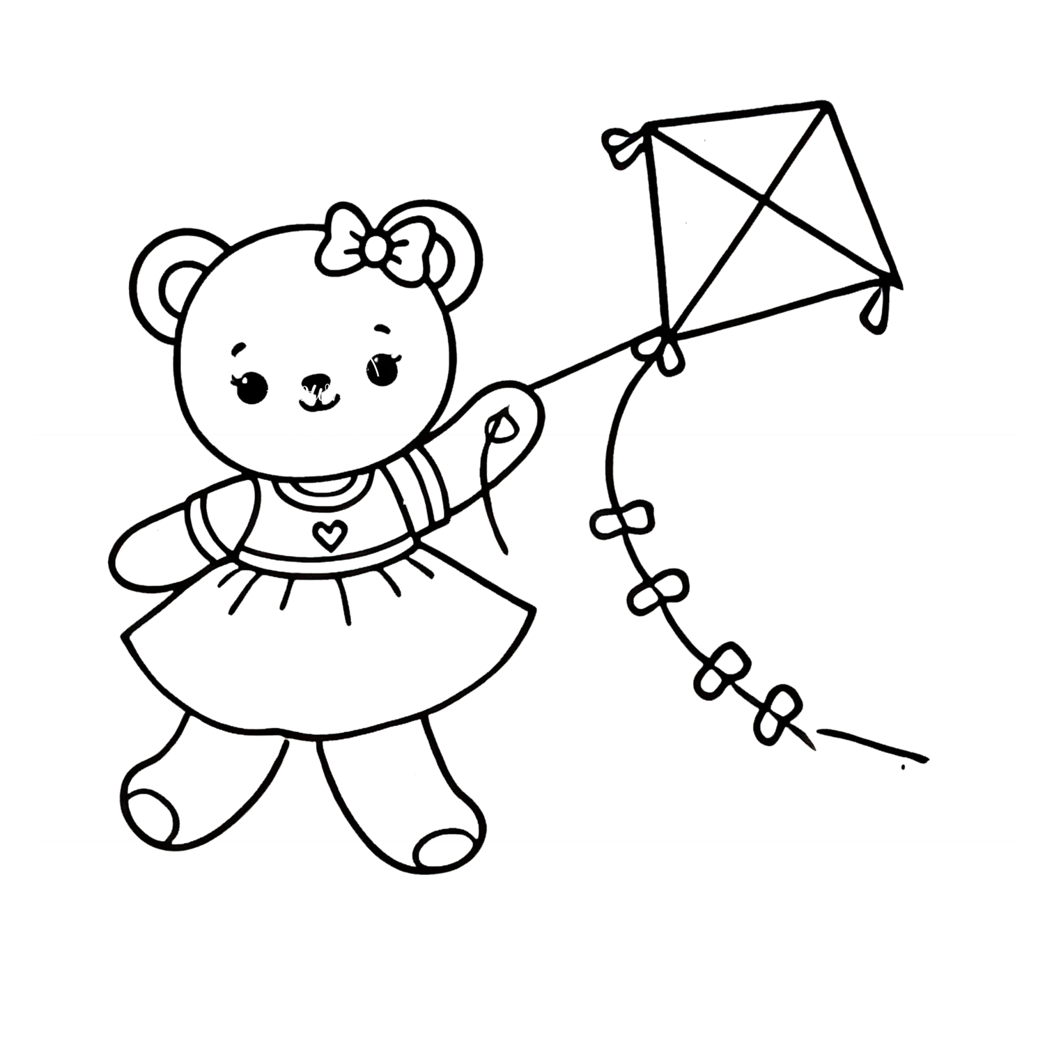 Coloring Poster A - Bear 9