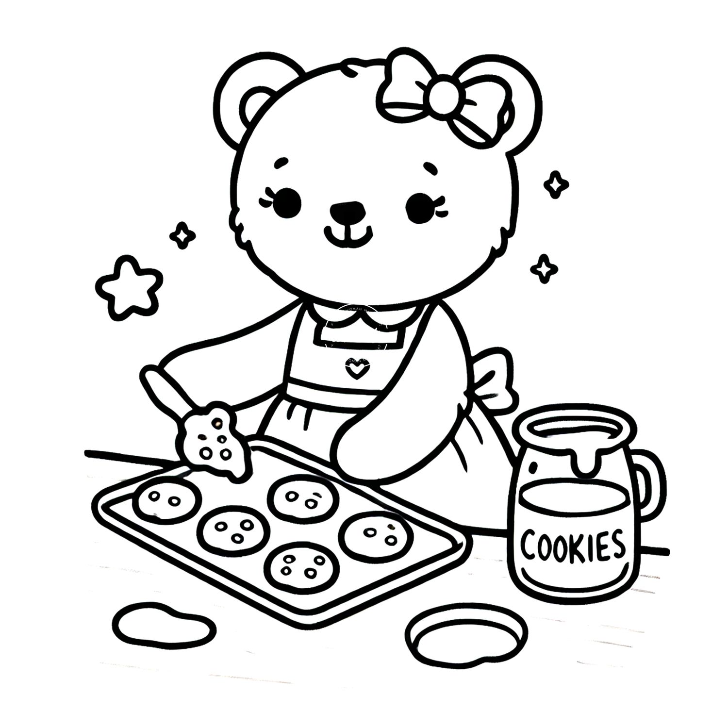 Coloring Poster A - Bear 23