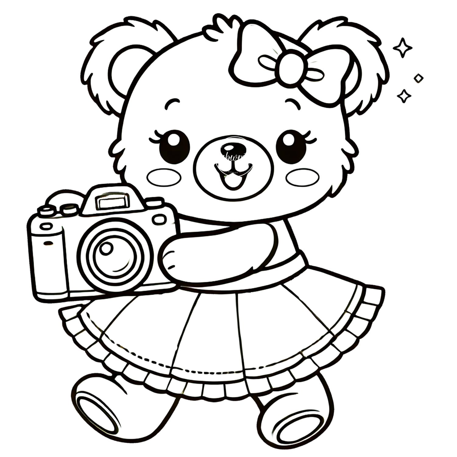 Coloring Poster A - Bear 27