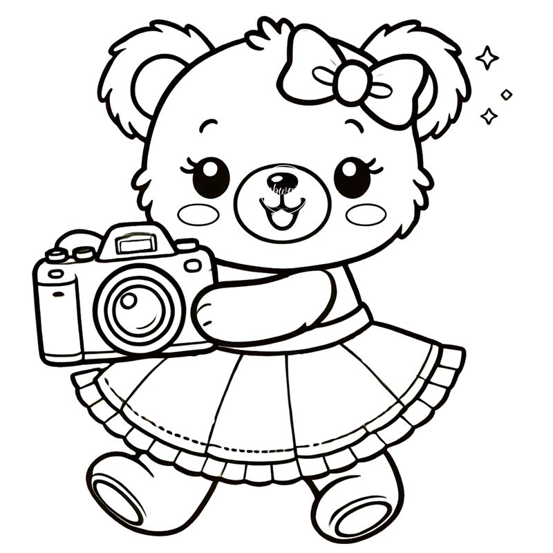 Coloring Poster A - Bear 27